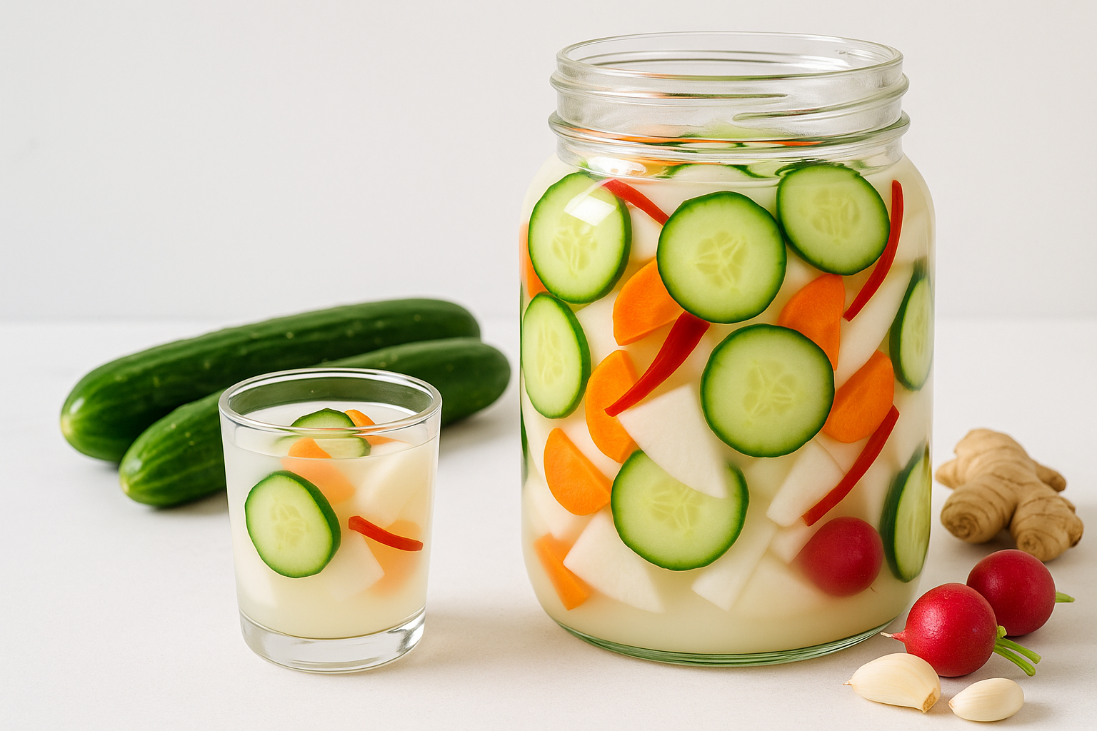 自家製「水キムチ」で爽やか腸活